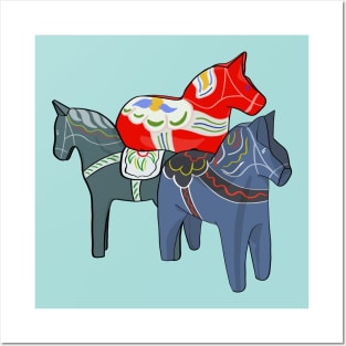 Dala Horses Posters and Art